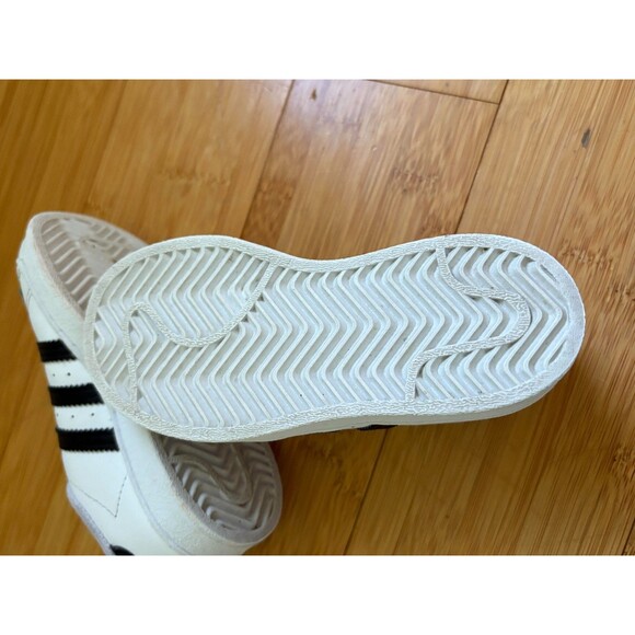 Adidas Originals Superstar Sneakers Toddler Size 7.5 K Three Stripe White Shoes - Picture 5 of 7